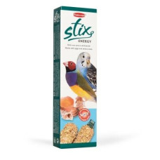 Запеченые палочки Padovan StixSTIX ENERGY COCORITE ED ESOTICI с яйцами, аминокислотами и молотыми ракушками для взрослых волнистых попугаев и маленьких экзотических птиц 80 г