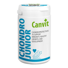 Canvit Chondro Junior Канвит Хондро Юниор для щенков и юниоров для поддержания здоровья хрящей и суставов, иммунной системы и пищеварения у щенков и молодых собак, 230 г