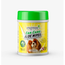 Влажные салфетки из алоэ для ушей ESPREE Aloe Ear Care Pet Wipes 60шт