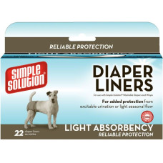 Влагопоглощающие гигиенические прокладки SIMPLE SOLUTION Disposable Diaper Liners - Light Flow 22шт