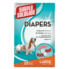 Подгузники SS Disposable Diapers Large для собак крупных пород 12шт
