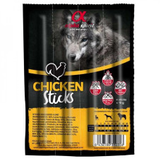 Палочки ALPHA SPIRIT DOG Sticks Chicken - полувлажное лакомство из курятины, 40г (4 стика)