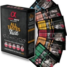 Палочки ALPHA SPIRIT DOG Sticks ALL 6 Tastes in one - полувлажное лакомство для собак (6 вкусов по 40г) 