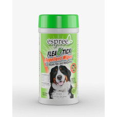 Салфетки ESPREE Flea & Tick Repellent Wipes 50шт для дополнительной защиты от блох и клещей