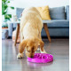 Миска-лабиринт для собак Outward Hound Outward Hound Fun Feeder Drop фиолетовая, цветок, 27,5 см