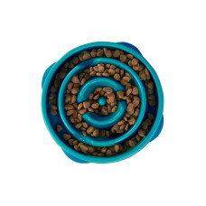Миска-лабиринт для собак Outward Hound Fun Feeder Slo-Bowl бирюзовая 20,2 см