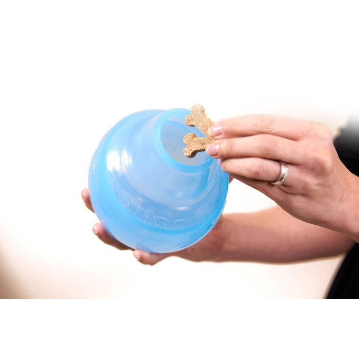 Игрушка для собак Planet Dog Snoop Шпион для лакомства, синий 11,5 см