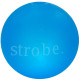 Игрушка для собак Planet Dog Strobe Ball Стробе Болл светящийся мяч, голубой d=7 см