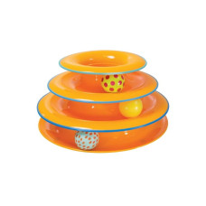 Іграшка для котів Petstages Трек Башта з м'ячиками, помаранчевий