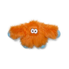 Игрушка пищалка для собак Jefferson Orange Fur/Джефферсон пушистый оранжевый 17см 
