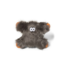 Игрушка пищалка для собак Lincoln Pewter Fur/Линкольн пушистый серебристо-коричневый 23см 