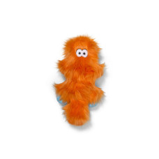 Игрушка пищалка для собак Sanders Orange Fur/Сандерс пушистый оранжевый 28см 