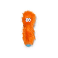 Игрушка пищалка для собак Custer Orange Fur/Кастер пушистый оранжевый 26см 