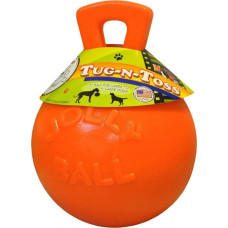 Игрушка для собак Гиря Tug-n-Toss, оранжевая, очень большая 25 см