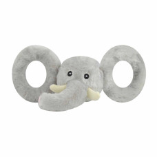 Іграшка для собак пищалка для перетягування TUG-A-MA d=7-12см, слоник