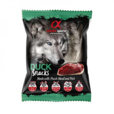 Кубики ALPHA SPIRIT DOG Snacks Duck напіввологі ласощі з качки, 50г
