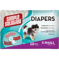 Подгузники SS Disposable Diapers XS/TOY для собак той и мини пород 12шт