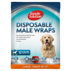 Влагопоглощающий поясок SS Disposable Male Wrap Large для псов крупных пород 12шт