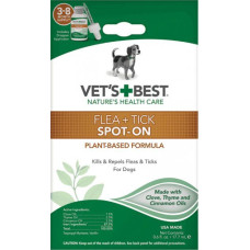 Капли от блох и клещей VET`S BEST Flea&Tick Spot On 17,7 мл для собак