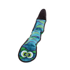 Іграшка-піщалка для собак Outward Hound Invincibles Snakes Змія LG велика, блакитна