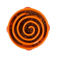Миска-лабіринт для собак Outward Hound Fun Feeder Drop, помаранчева 27,9 см