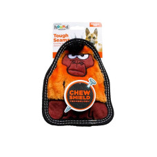 Іграшка-піщалка для собак Outward Hound Invincibles Tough Seamz Gorilla Горила помаранчева