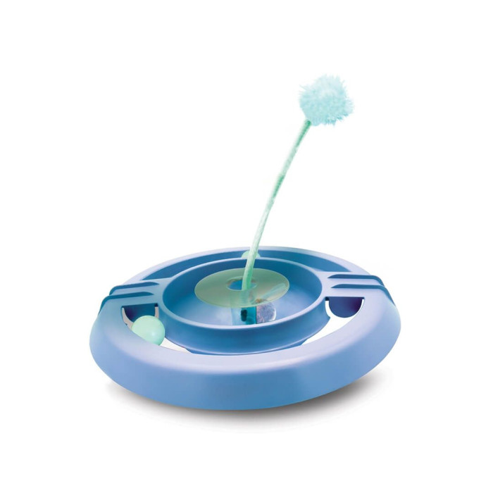 Іграшка інтерактивна для кішок Petstages Wobble Track Blu Трек-неваляшка