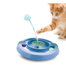 Игрушка интерактивная для кошек Petstages Wobble Track Blu Трек-неваляшка