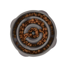 Миска-лабіринт для собак Outward Hound Fun Feeder Slo-Bowl сіра 20,2 см
