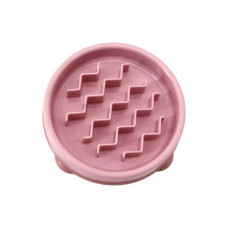 Миска-лабіринт для собак Outward Hound Fun Feeder Slo-Bowl Tiny Хвиля SM-рожева, 14 см