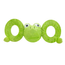 Игрушка для собак пищалка для перетягування TUG-A-MA я d=7-12см, лягушенок
