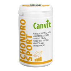 Canvit Chondro Sport Канвит Хондро Спорт - кормовая добавка для активных собак для поддержания здоровья суставов и хрящевой ткани и отличной физической формы у активных собак, для уменьшения мышечной боли и быстрого восстановления после нагрузок, 230 г
