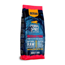 Полнорационный корм без глютена для взрослых собак PRIMAL SPIRIT IBERIAN HAM (Примал Спирит Ибериан Хэм), с иберийской свининой и ветчиной, 12 кг