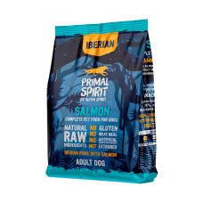 Полнорационный корм без глютена для взрослых собак PRIMAL SPIRIT IBERIAN SALMON (Примал Спирит Ибериан Салмон), с иберийской свининой и лососем, 1 кг