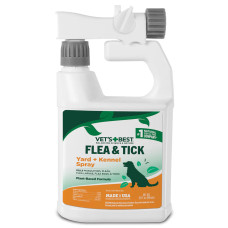 Спрей Vet's Best Flea & Tick Home Yard + Kennel Spray от блох, клещей и москитов во дворе 945 мл