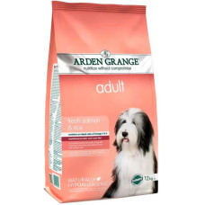 Корм Arden Grange Adult Salmon/rice для взрослых собак с чувствительным желудком и кожей со свежим лососем и рисом, 2 кг