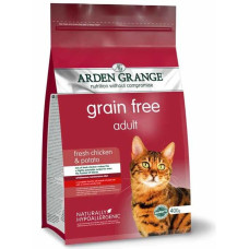 Беззерновой корм для кошек Arden Grange Adult chicken/potato со свежей курицей и картофелем, 2 кг