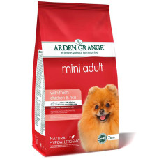 Корм Arden Grange Mini Adult  Chicken/rice для взрослых собак малых пород со свежей курицей и рисом, 2 кг