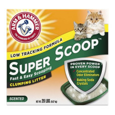 Комкующийся наполнитель ARM & HAMMER Super Scoop Clumping Litter, Fresh Scent, аромат свежести