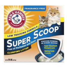 Комкующийся наполнитель ARM & HAMMER Super Scoop Clumping Litter, без запаха