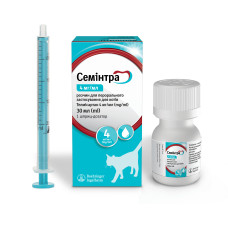 Семінтра® (Semintra) 4 мг/мл - розчин для контролю ниркової недостатності (ХНН) та гіпертензії у котів, 30 мл