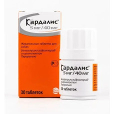 Таблетки Ceva Cardalis (Кардалис) для лечения сердечной недостаточности у собак 5 мг/40мг, 30 таб