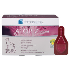Успокаивающее точечное средство Dermoscent ATOP 7 spot-on для раздраженной или склонной к аллергии кожи собак 20-40 кг (4пип./2,4мл)