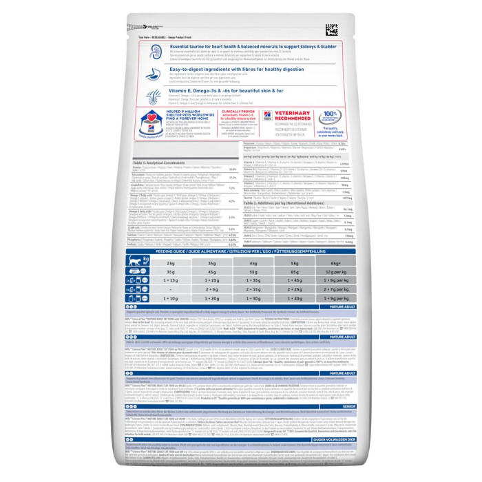 Сухий корм Hills Science Plan Mature Adult7+ для кішок старшого віку 7+, з куркою 1,5 кг