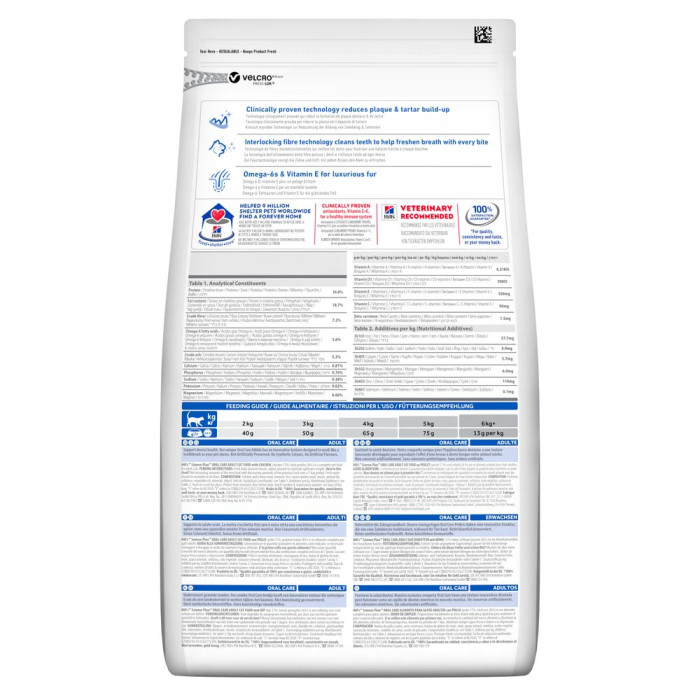 Сухий корм Hills Science Plan Oral Care для догляду за ротовою порожниною у дорослих кішок, з куркою 1,5 кг