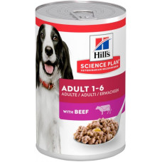 Консервы Hill's SP Canine Adult Beef для взрослых собак с говядиной, 370г