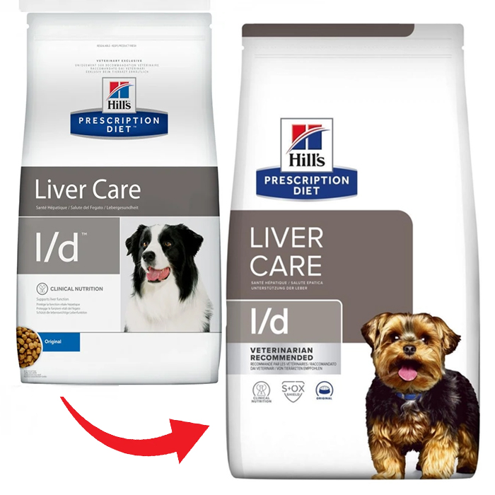Сухой корм Hill's L/D для собак с заболеваниями печени, липидоза, гепатоэнцефалопатии 10кг