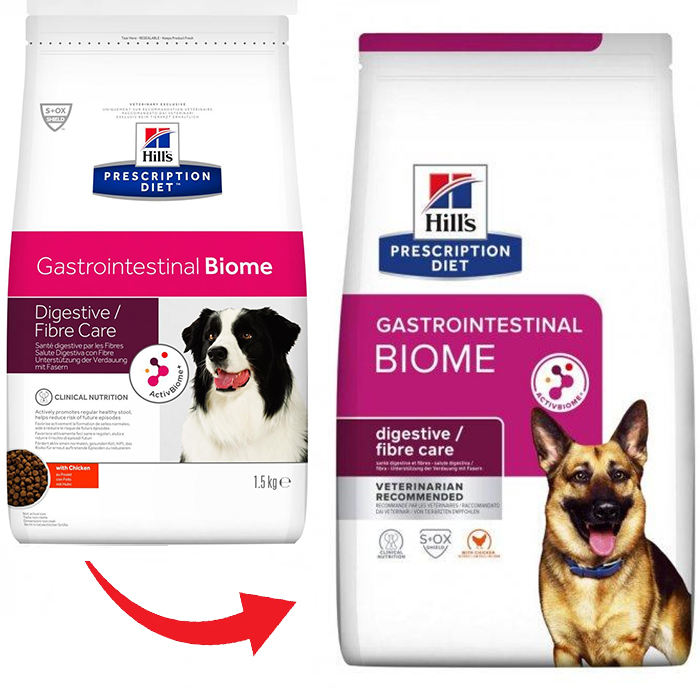 Диетический корм Hill's PRESCRIPTION DIET Gastrointestinal Biome для взрослых собак, с курицей 10кг