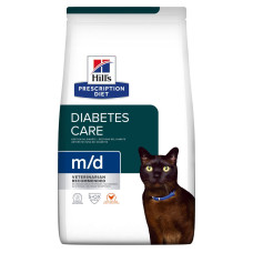 Корм Hills Prescription Diet Feline M/D для поддержания здоровья кошек с избыточным весом или сахарным диабетом 1,5кг