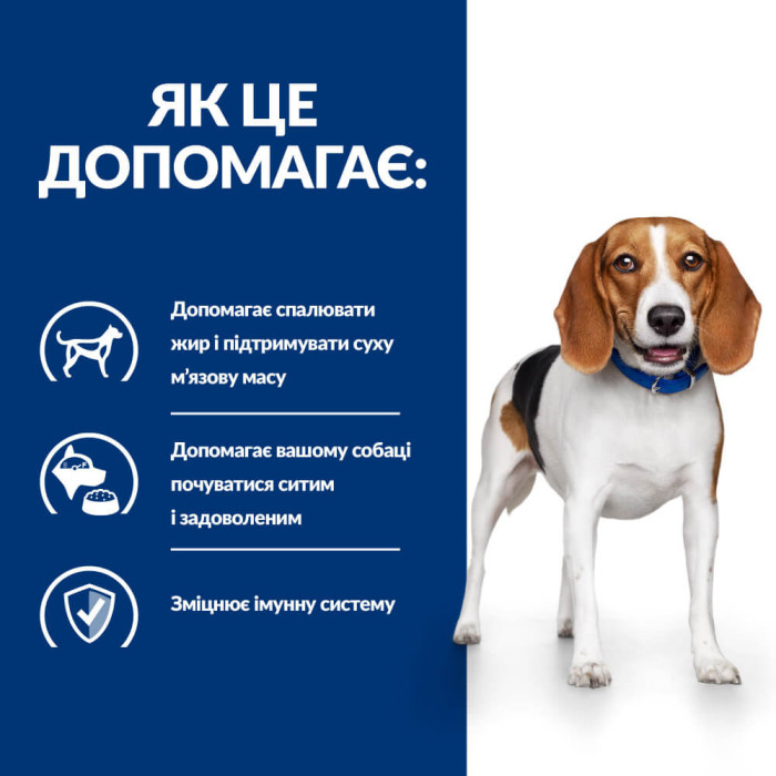 Корм Hill's Prescription Diet R/D контроль та зниження ваги собак, контроль апетиту, з куркою 1,5 кг